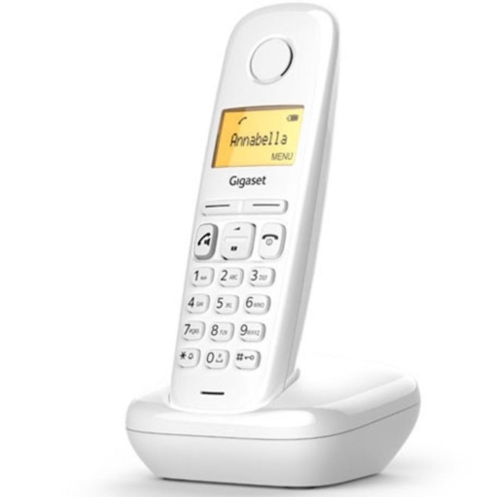 Gigaset Teléfono Inalámbrico A270 Blanco S30852-H2812-D202 2
