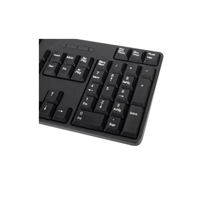 Teclado y Ratón NGS EUPHORIA KIT Negro Qwerty Español Inalámbrico 2 Teclado y Ratón NGS EUPHORIA KIT Negro Qwerty Español Inalámbrico 2