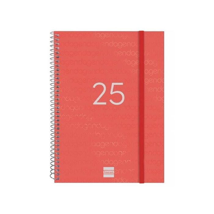 Finocam Agenda Anual Year Espiral E10-155x212 mm Svv Rojo 2025 Finocam Agenda Anual Year Espiral E10-155x212 mm Svv Rojo 2025