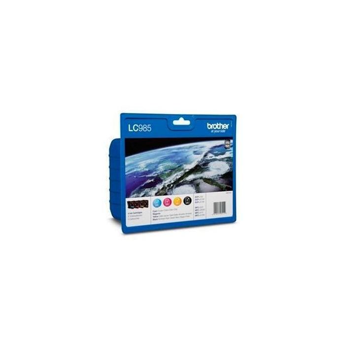 Brother Tinta Pack 4 Colores (Bk/C/M/Y) compatible con DCP-J125/J140W, J315W, J515W, MFC-J220/J265W, J410/J415W