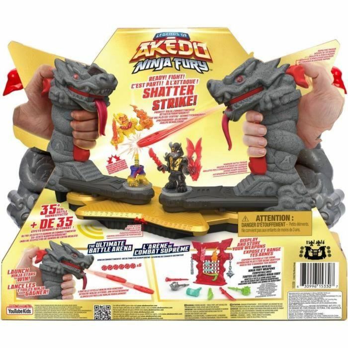Moose Toys MOO0630996153307 Akedo Ninja Fury Combat Arena - Juego de Lucha con Figuras de Acción, Mandos y Efectos de Sonido 3 Moose Toys MOO0630996153307 Akedo Ninja Fury Combat Arena - Juego de Lucha con Figuras de Acción, Mandos y Efectos de Sonido 3