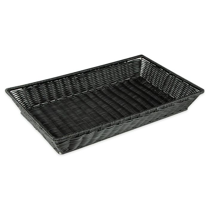 GET - WB-1552-BK - Cesta alta redonda - 35,6 cm Ø x 33 cm - Negro