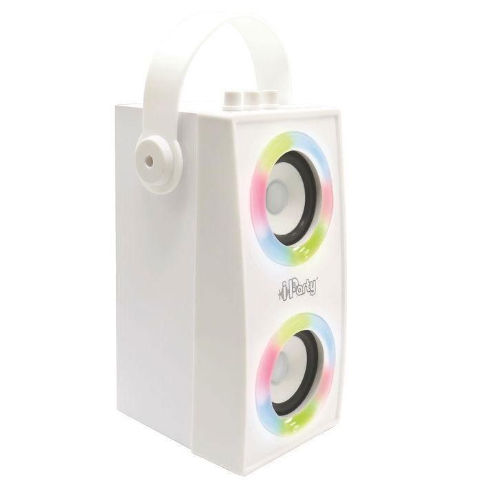 Altavoz Bluetooth portátil de moda con micrófono y efectos de luz iParty LEXIBOOK 3 Altavoz Bluetooth portátil de moda con micrófono y efectos de luz iParty LEXIBOOK 3