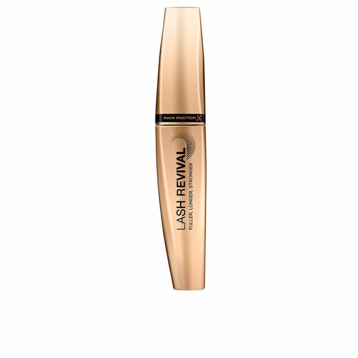 Max Factor LASH REVIVAL Máscara de Pestañas Tratamiento Fortalecedor con Efecto Volumen y Longitud Extreme Black 11,5 g