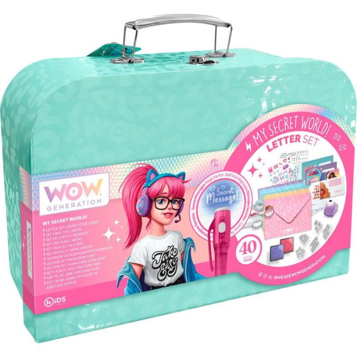 Kids Licensing Wow00057 Set para Crear y Decorar Cartas Wow Generation - Maletín Portable 40 Piezas 1 Kids Licensing Wow00057 Set para Crear y Decorar Cartas Wow Generation - Maletín Portable 40 Piezas 1