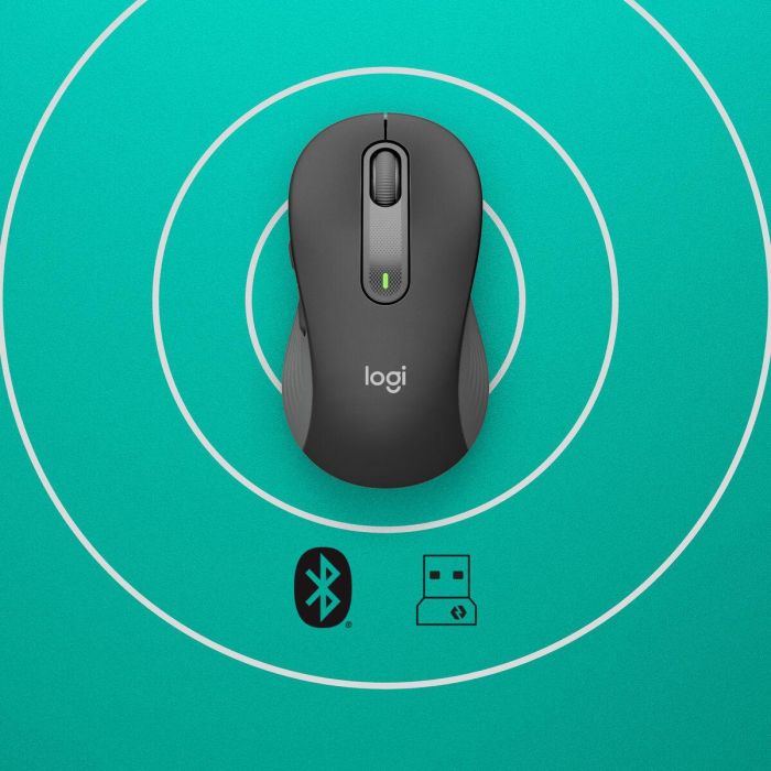 Logitech M650 L Signature for Business - Ratón Inalámbrico Ergonómico Grande con Logi Bolt, SilentTouch, 24 Meses Batería 1 Logitech M650 L Signature for Business - Ratón Inalámbrico Ergonómico Grande con Logi Bolt, SilentTouch, 24 Meses Batería 1