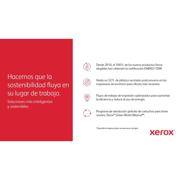 Xerox VersaLink C625V-DN - Impresora Multifunción Láser Color, 50 ppm, Escáner ADF 100 hojas, Pantalla Táctil 7", AirPrint, Hasta 2850 hojas Xerox VersaLink C625V-DN - Impresora Multifunción Láser Color, 50 ppm, Escáner ADF 100 hojas, Pantalla Táctil 7", AirPrint, Hasta 2850 hojas