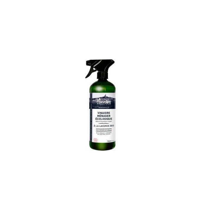 LA CORVETTE Vinagre de Limpieza Líquido con Lavanda 750 ml Multisuperficies Antical y Abrillantador Certificado Ecocert