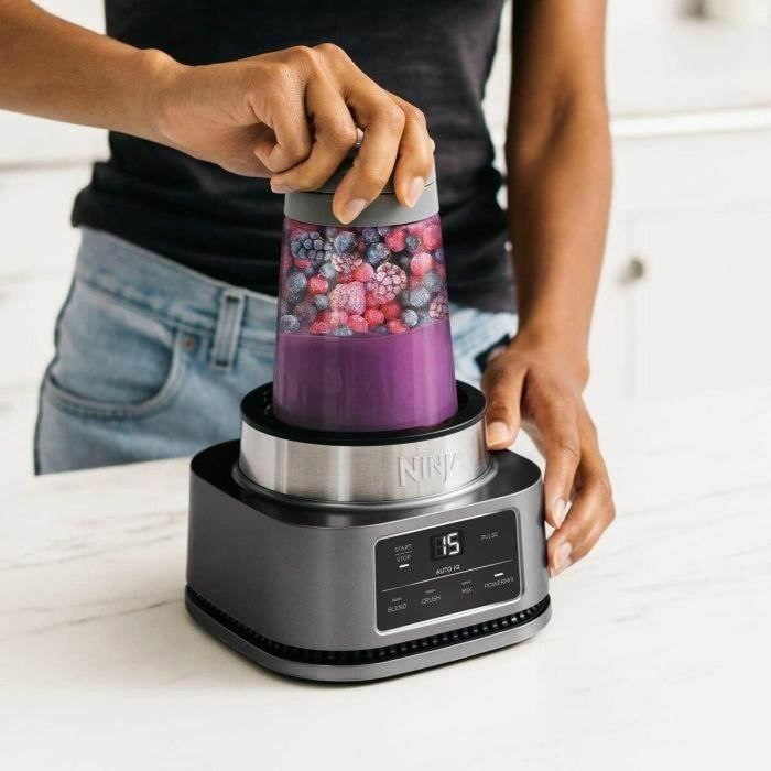 Ninja CB100EU Batidora de Vaso Foodi Standmixer 0.7L con Función de Impulso y Picahielos 1100W Negro/Acero Inoxidable 1 Ninja CB100EU Batidora de Vaso Foodi Standmixer 0.7L con Función de Impulso y Picahielos 1100W Negro/Acero Inoxidable 1