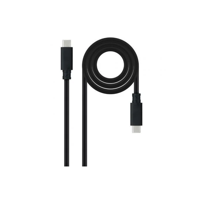 Nanocable 10.01.4103 Cable USB 3.2 Tipo-C Macho a USB Tipo-C Macho Negro 3m 100W 20Gbps