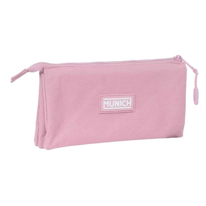 Bolso Escolar Portatodo Safta Triple Munich Basics Girl 120x220x30 mm 1 Bolso Escolar Portatodo Safta Triple Munich Basics Girl 120x220x30 mm 1
