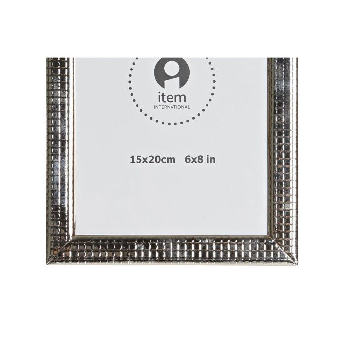 Marco Foto 15X20 Chic DKD Home Decor Plateado 2 x 22 x 17 cm 2