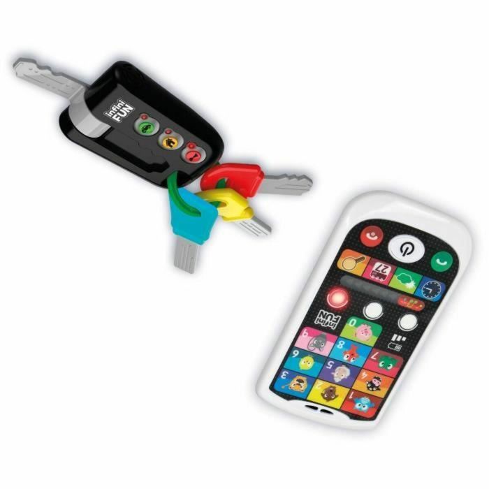 KD KD8436538676363 My Smartphone and Keys Duo, Juguete Educativo para Aprender Animales, Números y Colores