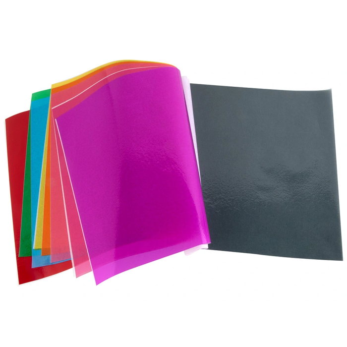 Liderpapel Bloc trabajos manuales celofan 10 hojas colores surtidos 240x315mm 4