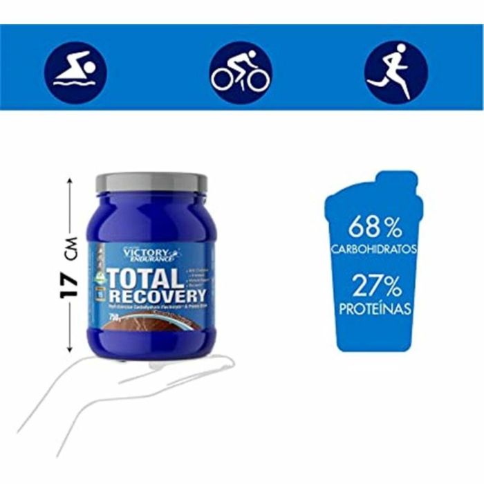 VICTORY ENDURANCE Total Recovery Chocolate 750Gr Suplemento Recuperación Deportiva 1