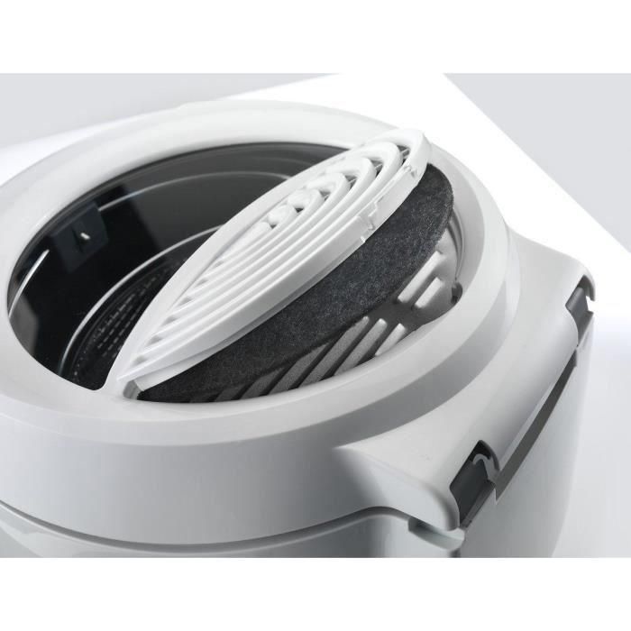 Delonghi F38436 Freidora eléctrica RotoFry Classic Cesta giratoria, 1.2kg Papas Fritas, Termostato y Temporizador Digital, Blanco 4 Delonghi F38436 Freidora eléctrica RotoFry Classic Cesta giratoria, 1.2kg Papas Fritas, Termostato y Temporizador Digital, Blanco 4