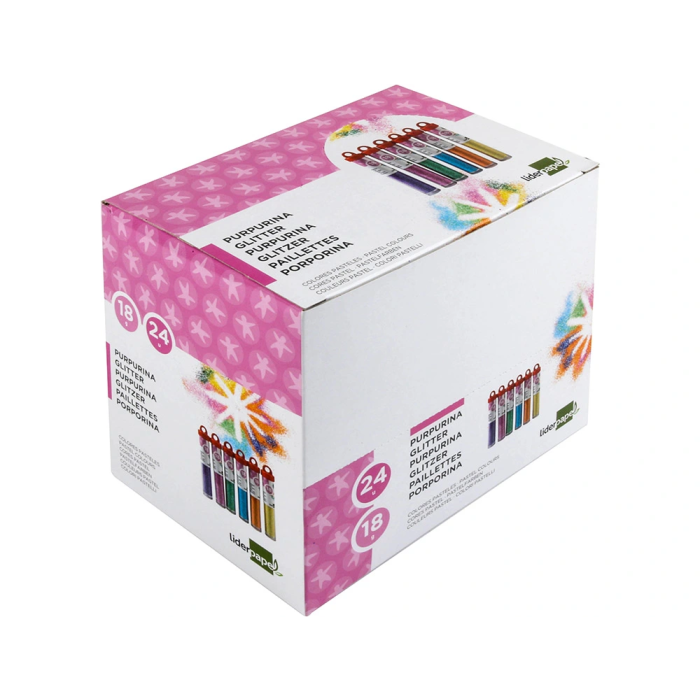 Liderpapel Purpurina Fantasia Colores Metalicos Pasteles Bote 18 gr 1
