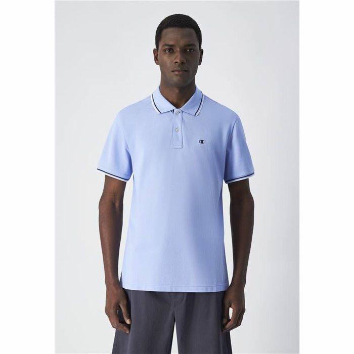 Polo de Manga Corta Hombre Champion Violeta 44 3