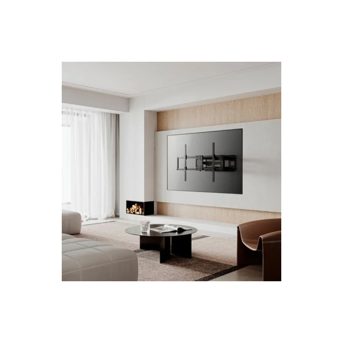 AISENS - SOPORTE PRO GIRATORIO, INCLINABLE Y NIVELABLE PARA MONITOR/TV 120KG DE 60-120, NEGRO 4 AISENS - SOPORTE PRO GIRATORIO, INCLINABLE Y NIVELABLE PARA MONITOR/TV 120KG DE 60-120, NEGRO 4