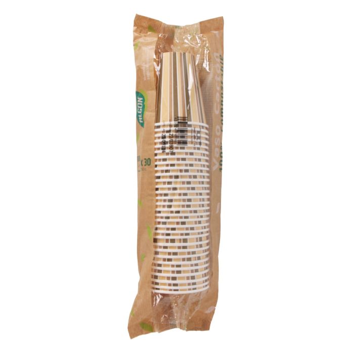 Vaso de cartón para café 250 cc, pack de 30 - Algon (15 Cajas) 1 Vaso de cartón para café 250 cc, pack de 30 - Algon (15 Cajas) 1