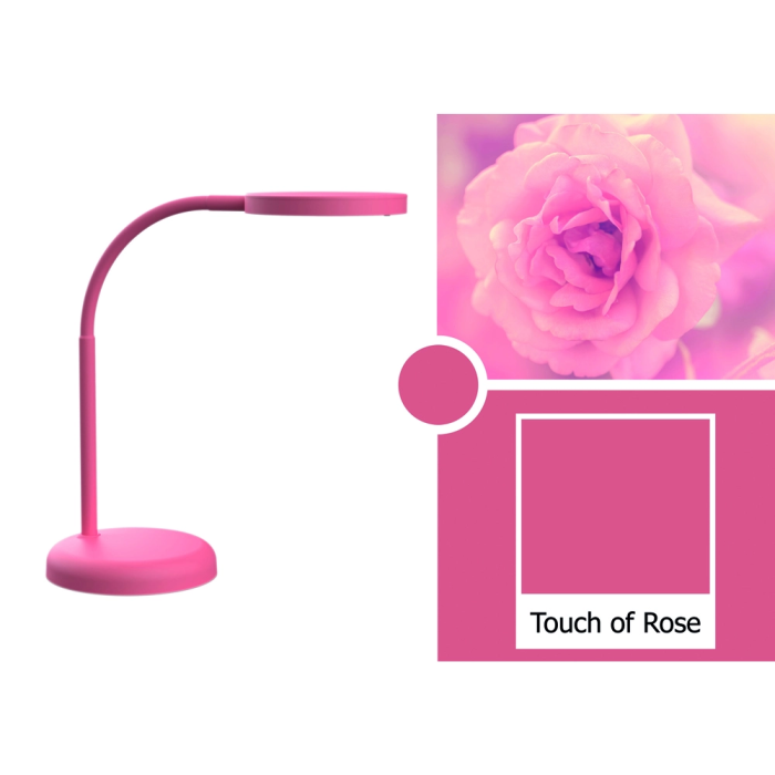 Maul Lámpara de escritorio LED 5W 769lm Luz Cálida Brazo y Cabezal Giratorios Rosa 1