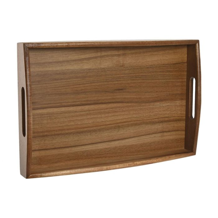 Bandeja Basicos DKD Home Decor Natural 25.5 x 5.5 x 39.5 cm 1