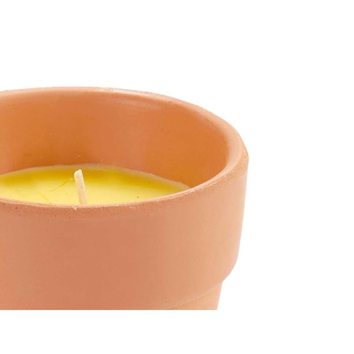 Vela Vaso Barro Citronela Ibergarden 8CM (48 Unidades) 3 Vela Vaso Barro Citronela Ibergarden 8CM (48 Unidades) 3