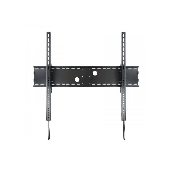 TooQ LP42130T-B Soporte de Pared Fijo Inclinable para TV 60-100" hasta 130kg. Ángulo ±15°, Negro, 130mm, Curvas. 1