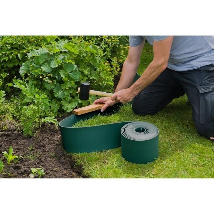 Nature Borde de Jardín de Polipropileno Reciclado Verde, 15 cm Alto x 10 m Largo, 3 mm Grosor, Flexible, Anti-UV, Resistente 4 Nature Borde de Jardín de Polipropileno Reciclado Verde, 15 cm Alto x 10 m Largo, 3 mm Grosor, Flexible, Anti-UV, Resistente 4