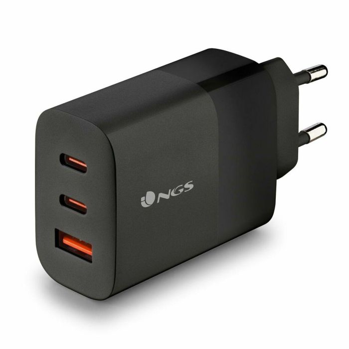 Cargador de Pared GaN NGS Bud 65W/ 2xUSB Tipo-C/ 1xUSB/ 65W 5 Cargador de Pared GaN NGS Bud 65W/ 2xUSB Tipo-C/ 1xUSB/ 65W 5