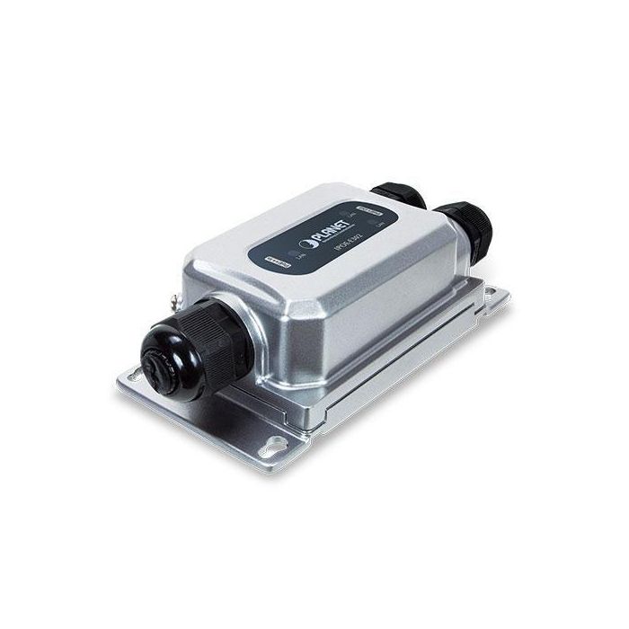 Planet IPOE-E302 Extensor PoE Industrial Gigabit IP67 Exterior, 1 a 2 Puertos 802.3bt PoE++, 95W Entrada / 65W Salida, hasta 200m
