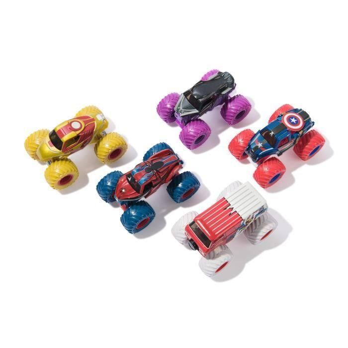 SPIN MASTER PACK DE 5 VEHÍCULOS DIE-CAST DE MARVEL 1:64 Monster Jam SPIN MASTER PACK DE 5 VEHÍCULOS DIE-CAST DE MARVEL 1:64 Monster Jam