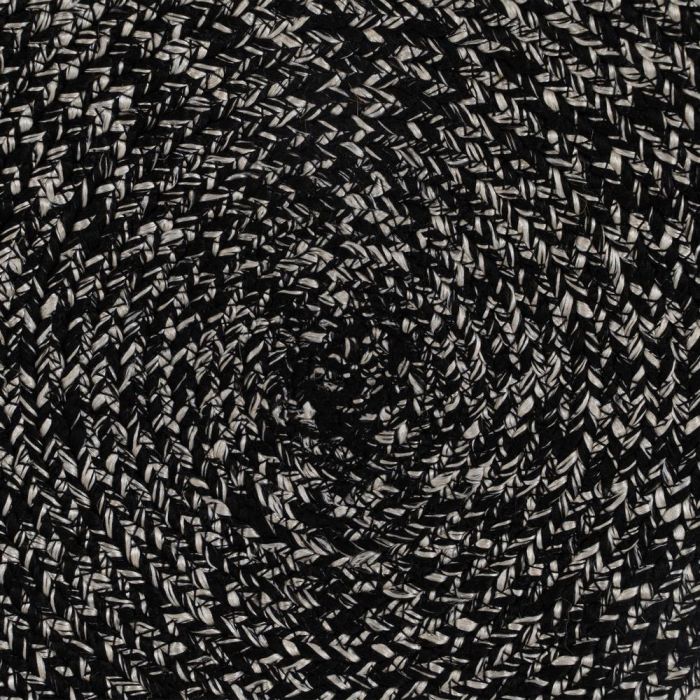 Salvamantel Trenzado Negro-Blanco 38 X 38 cm