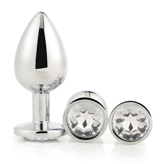 Plug Anal Dream Toys Gleaming Love Plateado Plug Anal Dream Toys Gleaming Love Plateado