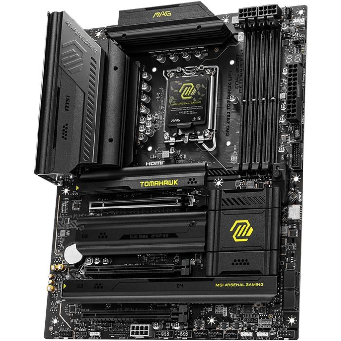 MSI MAG Z890 TOMAHAWK WiFi Placa Base Intel Z890 LGA 1851 (Socket V1) DDR5 ATX con Wi-Fi 7 y 5 Gigabit Ethernet para Intel Core Ultra 2 MSI MAG Z890 TOMAHAWK WiFi Placa Base Intel Z890 LGA 1851 (Socket V1) DDR5 ATX con Wi-Fi 7 y 5 Gigabit Ethernet para Intel Core Ultra 2