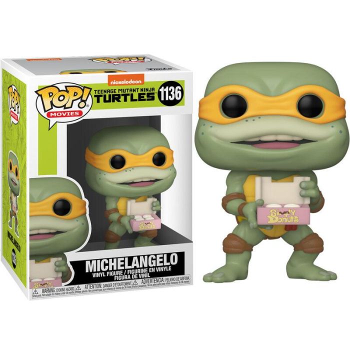 Funko Figura POP Michelangelo Tortugas Ninja 2 de Vinilo 9cm