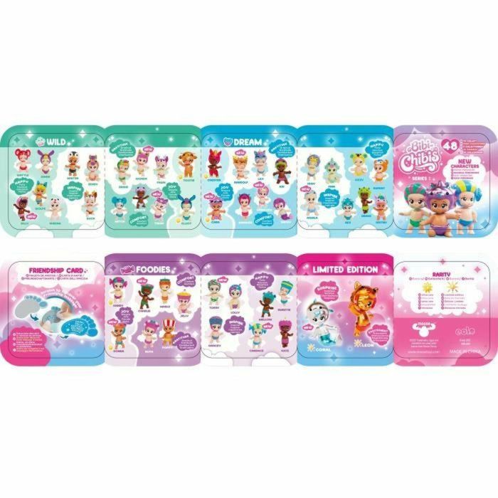 Bandai BAN3701405827793 Minifiguras de bebé coleccionables Pack de 5 Modelo aleatorio Figuras Chibi 1