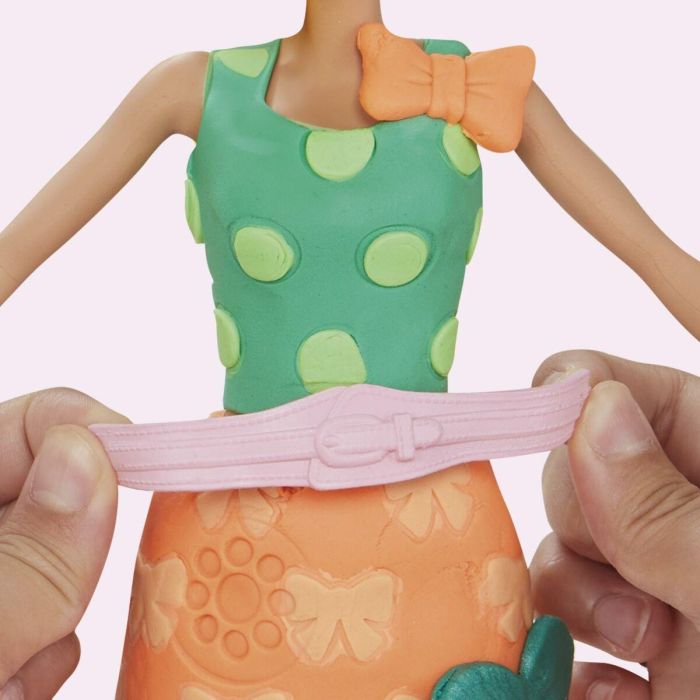 Juego de Plastilina Play-Doh BArbie Pearls & Bows Multicolor 3 Juego de Plastilina Play-Doh BArbie Pearls & Bows Multicolor 3