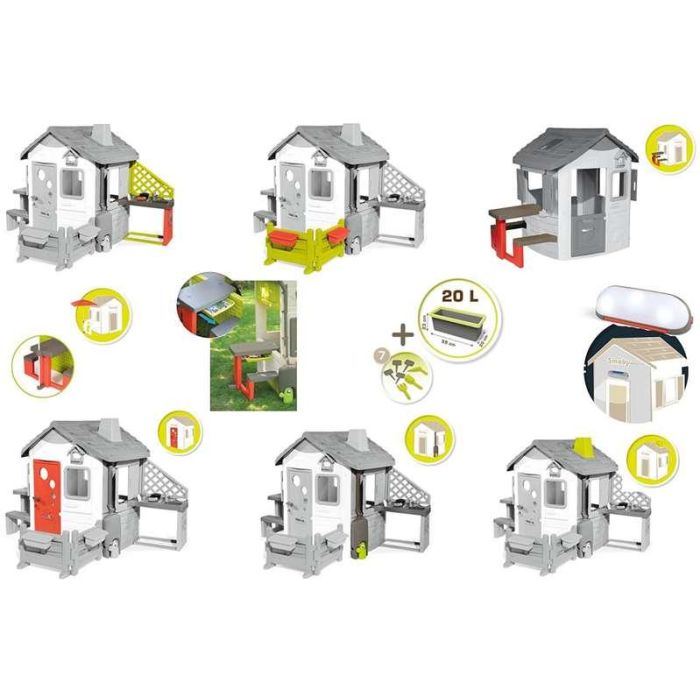 Smoby Casa Sweet Corner ¡El Rincón de los Dulces! con Máquina de Helados y Accesorios 105x110x127 cm 11