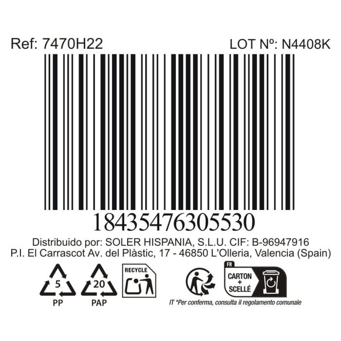 La Mediterranea Fuente Oval Nebula 33.5 x 15 cm 2
