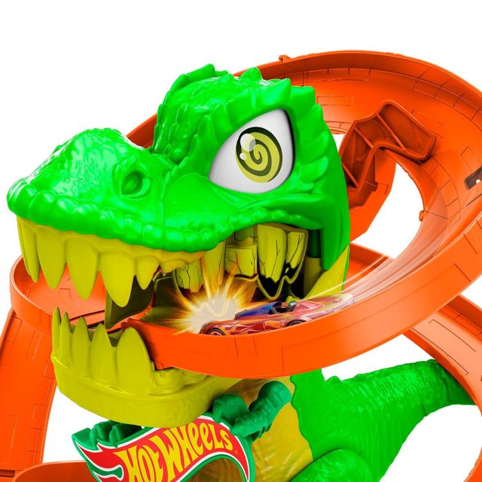 Pista Súper Estación De Bomberos T-Rex Jbm73 Hot Wheels 2