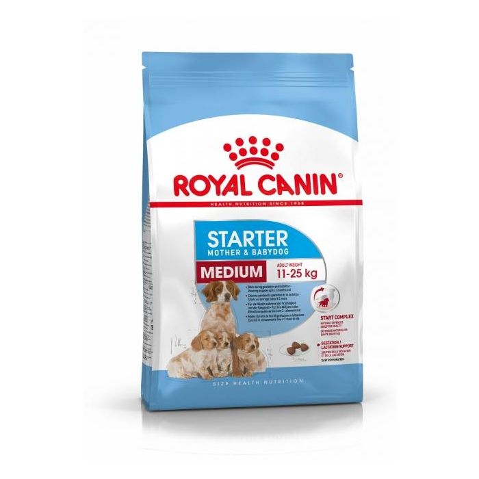 Royal Canin Alimento para Perros Medium Starter, para Cachorros y Madres en Gestación o Lactancia, 4 kg