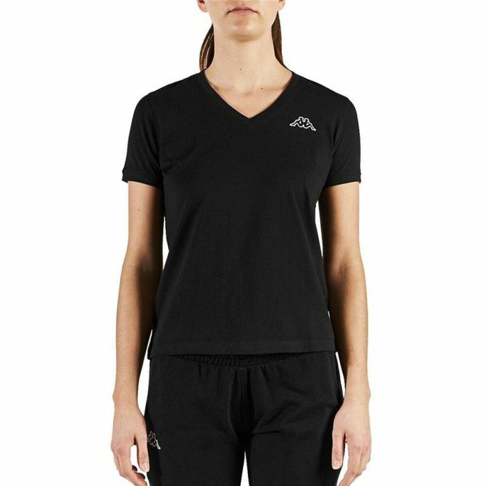 Camiseta de Manga Corta Mujer Kappa Cabou Negro 3 Camiseta de Manga Corta Mujer Kappa Cabou Negro 3