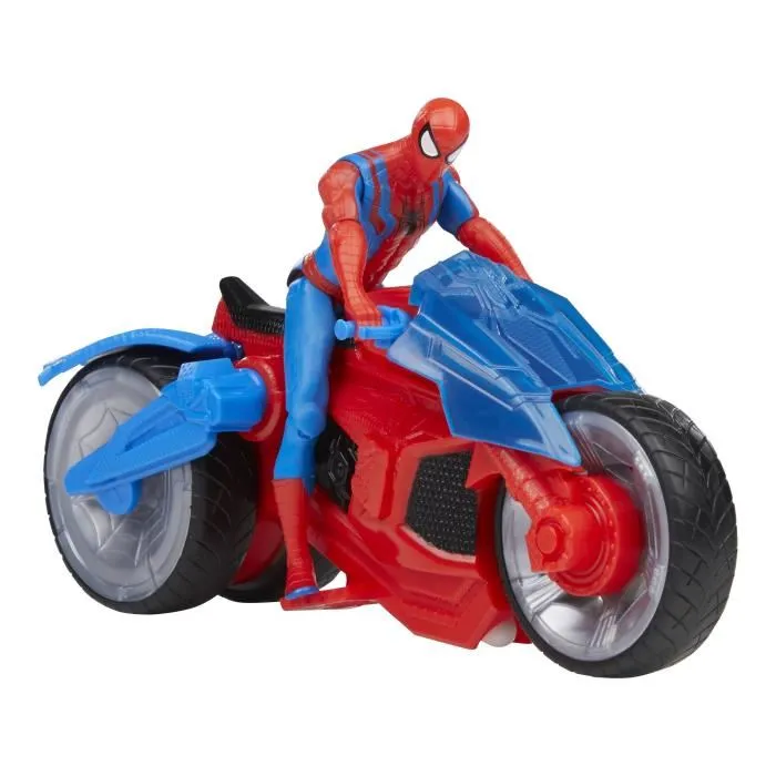 Hasbro Spider-Man Moto Aracnida F6899 Figura de Acción con Lanzador 1
