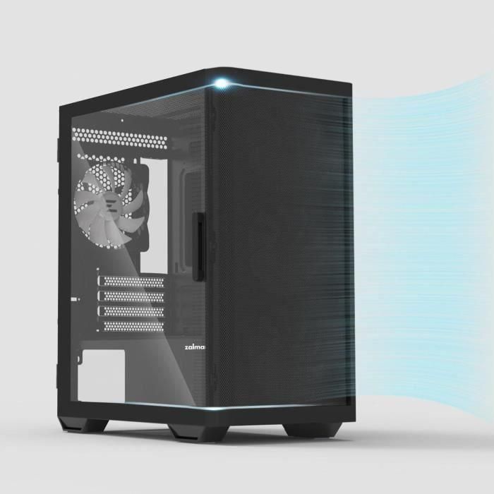 Caja de PC sin fuente de alimentación - ZALMAN M4 ARGB (Negro) - Torre media - Formato M-ATX 1 Caja de PC sin fuente de alimentación - ZALMAN M4 ARGB (Negro) - Torre media - Formato M-ATX 1