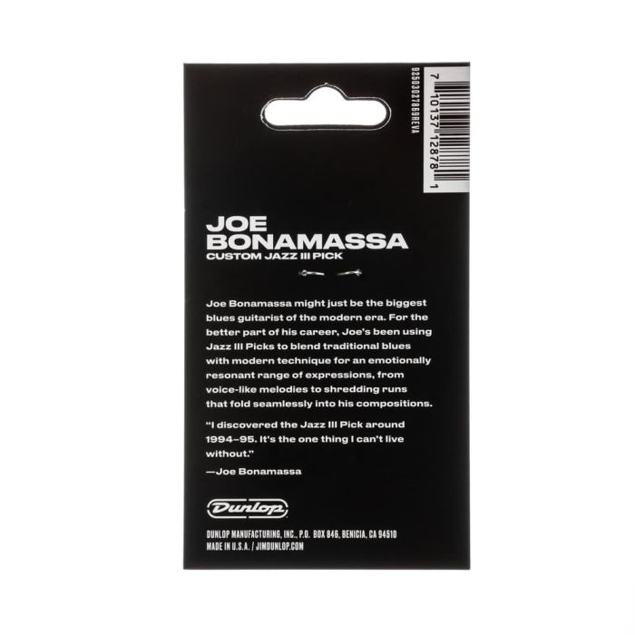 Pack 6 Púas Signature Joe Bonamassa Custom Jazz Iii Variado 1 Pack 6 Púas Signature Joe Bonamassa Custom Jazz Iii Variado 1