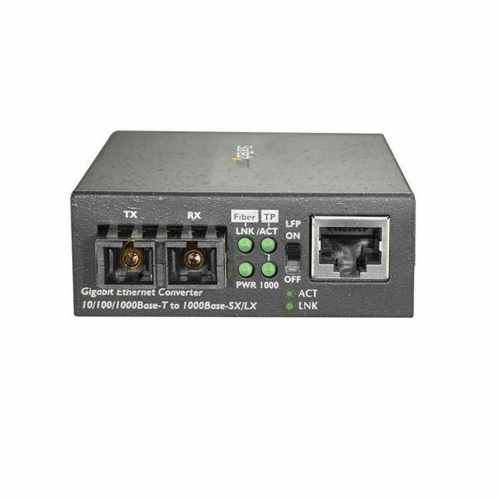 Conversor de RJ45 a Fibra Óptica Startech MCMGBSCSM10 1 Gbps 1 Conversor de RJ45 a Fibra Óptica Startech MCMGBSCSM10 1 Gbps 1