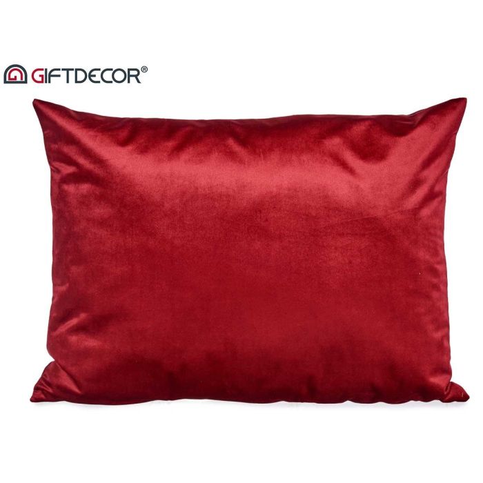Cojín de terciopelo rojo 60x45 cm - Giftdecor (6 Unidades) 1 Cojín de terciopelo rojo 60x45 cm - Giftdecor (6 Unidades) 1