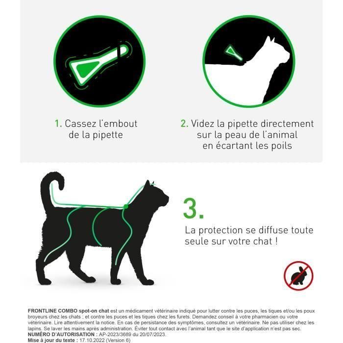 FRONTLINE Cat combo - 6 pipetas 3 FRONTLINE Cat combo - 6 pipetas 3