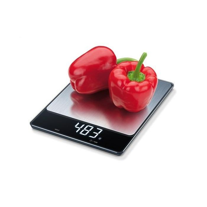Beurer KS-34-XL Balanza de Cocina Acero Inoxidable con Función Tara y Pantalla Invisible - Hasta 148 caracteres 2 Beurer KS-34-XL Balanza de Cocina Acero Inoxidable con Función Tara y Pantalla Invisible - Hasta 148 caracteres 2